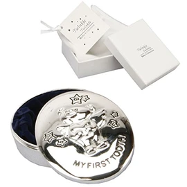 Twinkle Twinkle Silver Plated My First Tooth Box by Widdop Bingham