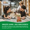 Pork Chomps Roasted Pressed Pork Skin Dog Chews, 4.5-inch Bone,