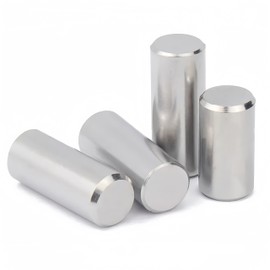 NACX M6 x 25mm Dowel Pins, Shelf Support Peg Pin Rod Fastener, 304 Stainless Steel, 25Pcs