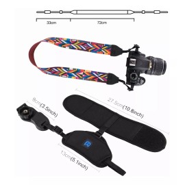 Dolores Correa Ajustable Neopreno Mano Hand Grip Cámara Slr/dslr Set