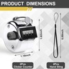2PCS Premium One Hand Counter Clicker, Silver Metal Clicker Counter,