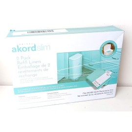 Akord Slim Refill Liners for Adult Underwear Disposal Box of 2 Liners