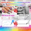12 Rotuladores para Uñas 3D Secado Rápido, Decoración Nail Art