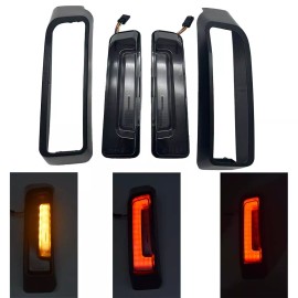 babolighting LED Rear Fender Tail Lights Turn Signal For 2024 Harley Street Glide Road Glide