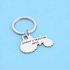MYOSPARK Daddy's Tractor Keys Gifts Farm Tractor Keychain Tractor Shape
