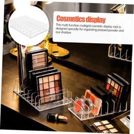 PACKOVE Transparent Makeup Organizer Multi Cosmetic Holder for Countertop Efficient Storage for Vanity Durable Design for Easy Access to Eyeshadows and Blushes