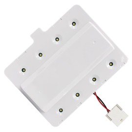 WISINY W11043011 Refrigerator LED Light Board for Kenmore Maytag Amana IKEA Whirlpool Refrigerators LED Light with Cover Replace W10866538 Q184G2
