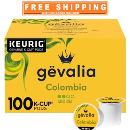 Gevalia Medium Roast K-Cup Coffee Pods, Colombia Blend (100 ct.)
