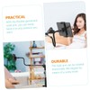 TEHAUX Overhead Phone Mount Flexible Gooseneck Phone Holder for Hands