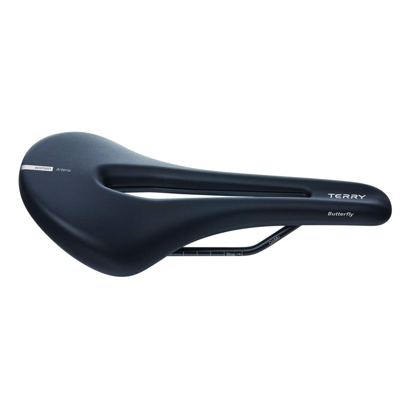 Terry Herren Butterfly Arteria Max Fahrradsattel, Black, 12-15 cm