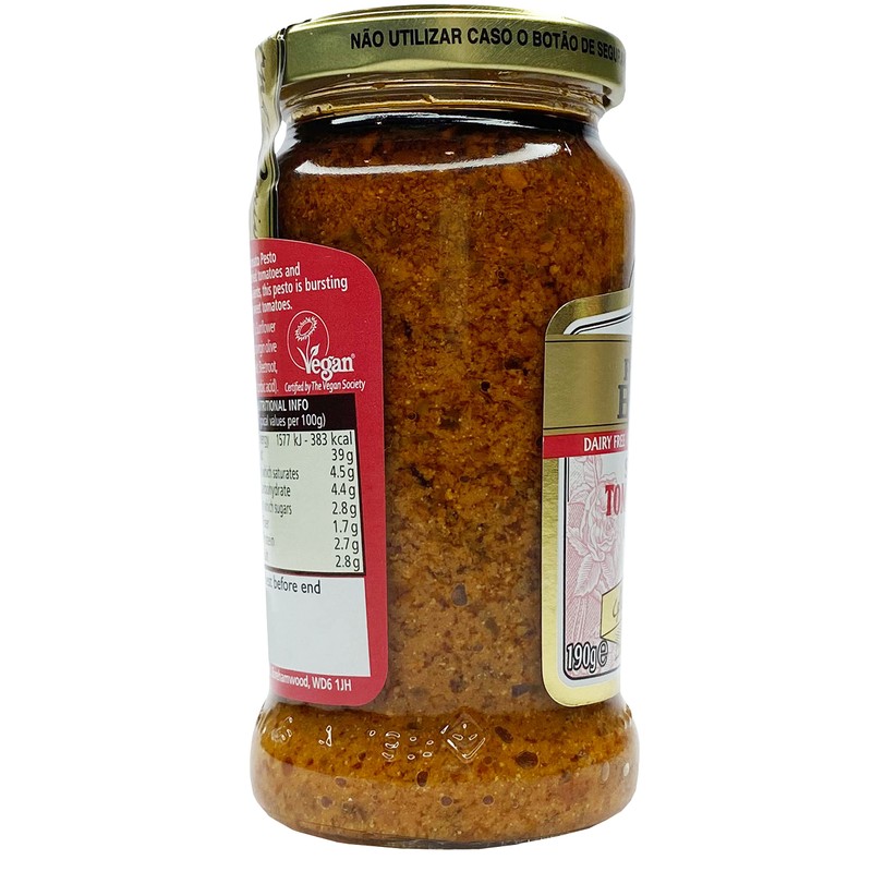 Filippo Berio Pesto, Sun Dried Tomato, 6.7 Ounce Glass Jar