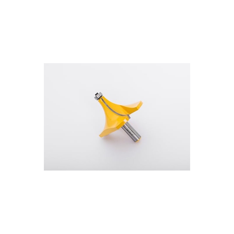Boomway Roundover Router Bit, 1-1/2'' Radius 1/2'' Shank, Round Over