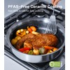 Saute Pan with Lid–12 Inch Deep Frying Pan for Stir-Fry