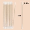 1000 Pcs Double Pointed Cotton Swabs for Nails, 4 Inch