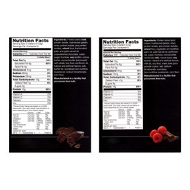 PROTIFIT - High Protein Chocolate & Raspberry Wafer Bar 2 Pack, 15g Protein, Low Calorie, Low Carb, Low Fat, Trans Fat Free, Cholesterol Free, Ideal Protein Compatible, 5 Servings Per Box, (2 Pack)