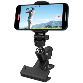 TiMOVO Golf Practice Equipment, Professional Supervision, Golf Smartphone Stand, Golf Swing Shooting Stand, Smartphone Stand, Clip, Swing Selfie, Swing Photography, Posture Check, Freestanding,