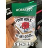 (Pack of 3) Your Hole is My Goal Cornhole Team