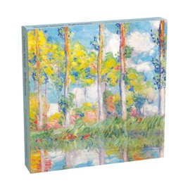Museums & Galleries Claude Monet Reflections Pack of 8 Square Art Greeting Cards with White Envelopes