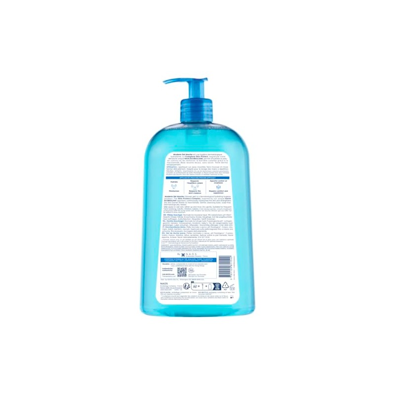 Bioderma Atoderm Moisturizing Shower Gel Body Wash For Normal To