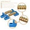 sourcing map 5 Pcs Ground Bus Bar Terminal Grounding Bar