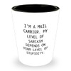 Mail Carrier Gifts Birthday Unique Shot Glass I'm A Mail