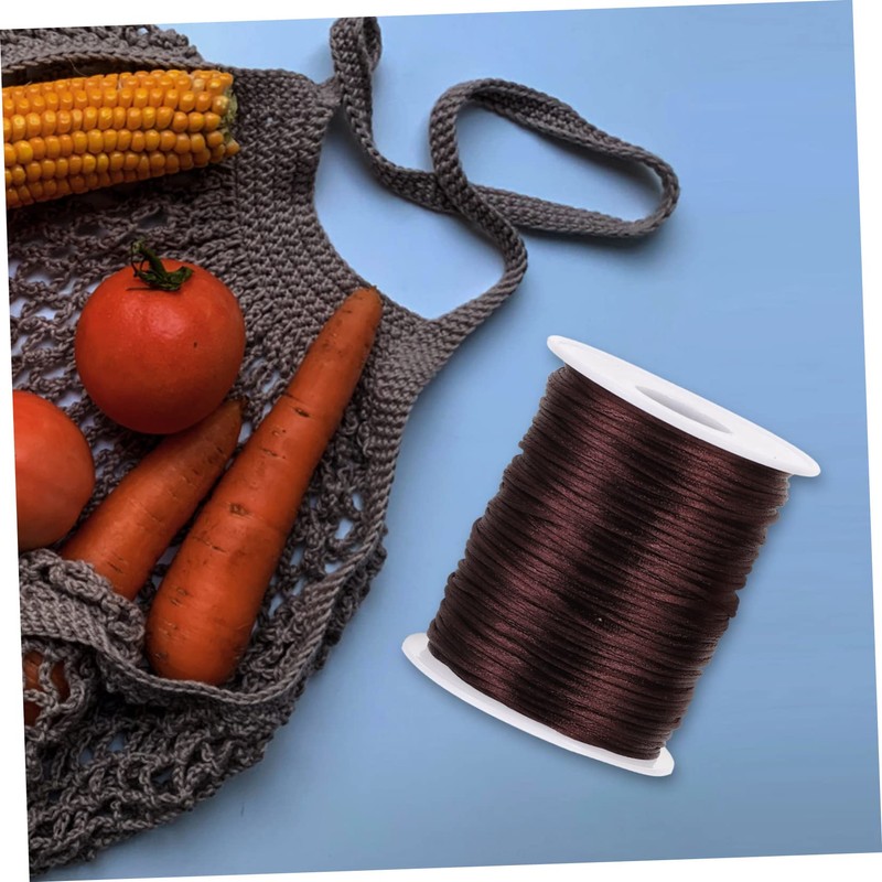 OHPHCALL 2 Rolls Crocheting Thread Durable Knitting Thread for DIY