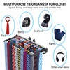 HANKEY Pull Out tie Organizer for Men, Slide Out Tie
