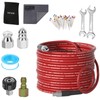 Pressure Washer Cleaning Kit Sewer Jetter Kit for 1/4 Inch