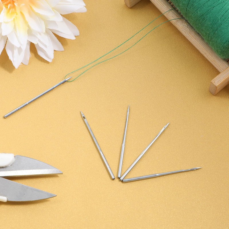 Industrial Sewing Machine Needles, 50 Pcs DBX1 Universal Heavy Duty