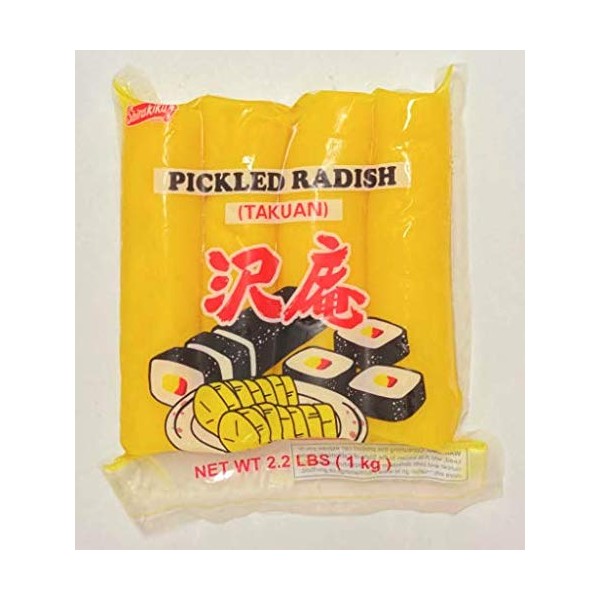 Takuan (Pickled Radish) - 35.2oz [Pack of 3]