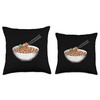 Natto Design Throw Pillow