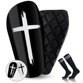 TOMIYO Shin Guards Soccer for Kids Youth Adults, Lightweight and Breathable Child Calf Protective Gear， Shin Pads Soccer Equipment for 8-10 Years Old & Sleeves Equipment with Socks