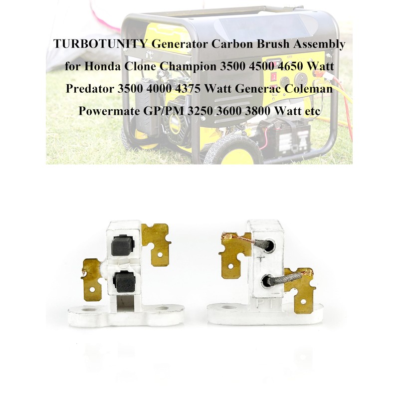 TURBOTUNITY Generator Carbon Brush Assembly for Honda Clone Champion 3500