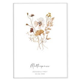 Joli Coon Maternity Log Cover German Maternity Log Cover Mamipass Love in the Belly, Autumn flower, Modern