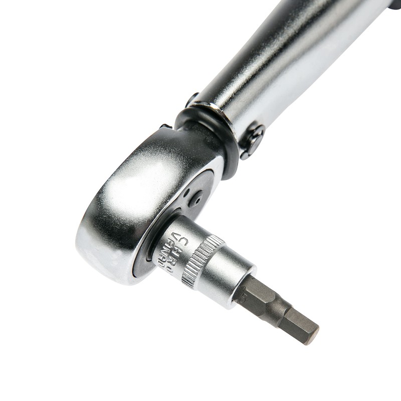 1/4 Inch Torque Wrench and Socket Wrench Set 15 Pieces
