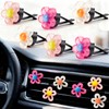 6Pcs Flower Air Vent Clip Car Accessories Air Freshener Dashboard