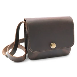 Thielemann Sienna Mini Bag, Made in Germany, Evening Bag, Small Leather Bag, Going Out Bag, Leather Shoulder Bag, Theatre Bag, Plain Bag, Ranger | Dark Brown