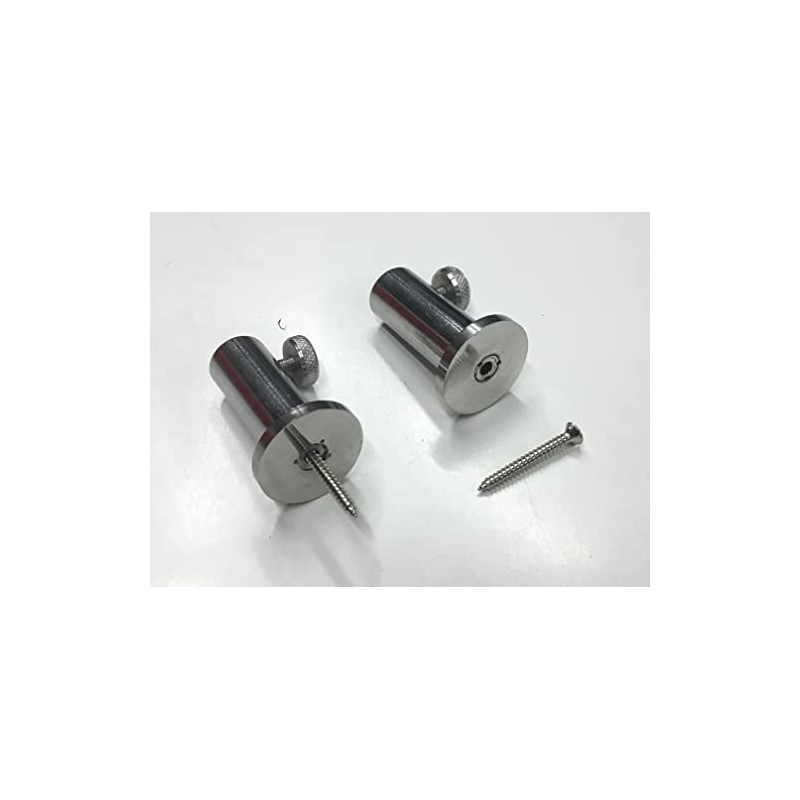TMC 2 x Stainless Steel Stage Stands with screws for