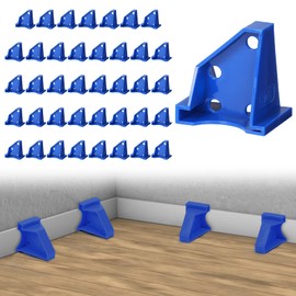 YOFAPA 40 Pcs Flooring Spacers, Laminate Wood Flooring Tool Kit with 1/4" & 1/2" Gap, Floor Installation Tools for Wood, Vinyl Plank, Hardwood, Bamboo, LVT, Subfloor Panels