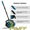 Tennis Ball Collector Roller with Adjustable Handle, No-Bend Quick Rolling