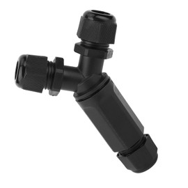 3 Way Wire Connector, 3 Pin Connector Junction Box Outdoor 3- Y Type Electrical Cable Connector for Outdoor Use with Performance