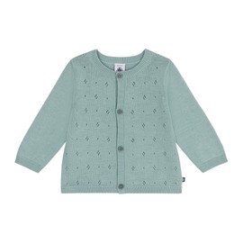 Petit Bateau Baby Girls' Cardigan, Green