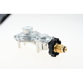 Hicello Two-Stage Propane Regulator with POL & 3/8" Female NPT- Compatible with RV, Generator, Camp Stove, Gas Grill, Heater | RV Propane Regulator Fits All 5-40LB Propane Tanks