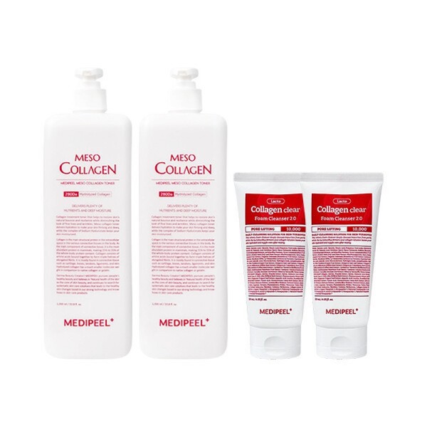 Medipeel Red Lacto Meso Collagen Toner 1000ml x2 + Clear