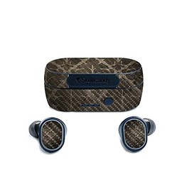 MightySkins Carbon Fiber Skin for Skullcandy Sesh True Wireless Earbuds - Vintage Elegance | Protective, Durable Textured Carbon Fiber Finish | Easy to Apply | Made in The USA
