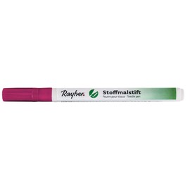 RAYHER 3823588 Fabric Fine Tip Fibre Colouring Pens – Fuchsia
