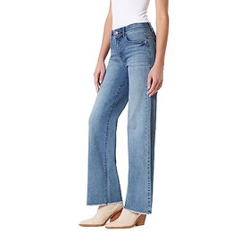 Angels Forever Young Women's 360 Sculpt Mid-Rise Wide Leg Jeans, Bedford, 14