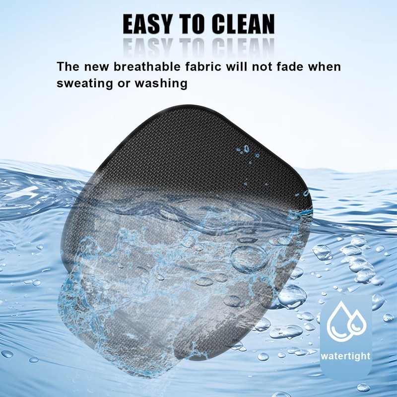 DUSCOKE 2PCS Breathable Car Seat Cover, Ice Silk & Anti-Slip