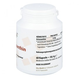 Astraxanthine 6 mg capsules pack of 60