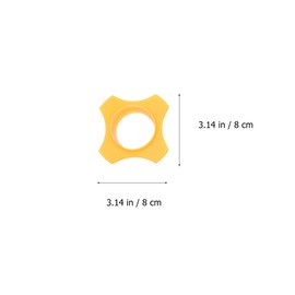 5pcs Anti-rolling Mic Protection Silicone Ring Shakeproof Handheld Microphone Hexagonal Rings for KTV Device Equipment Mixed Colors